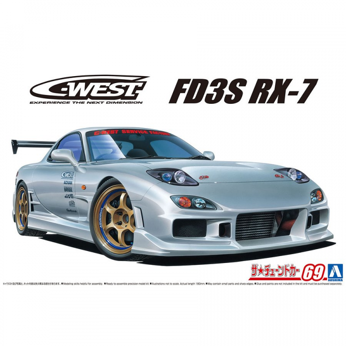 фото Сборная модель aoshima 1/24 c-west fd3s rx-7 '99 06302