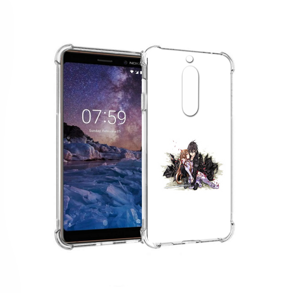 

Чехол MyPads Tocco для Nokia 7 аниме асуна (PT95887.123.222), Прозрачный, Tocco