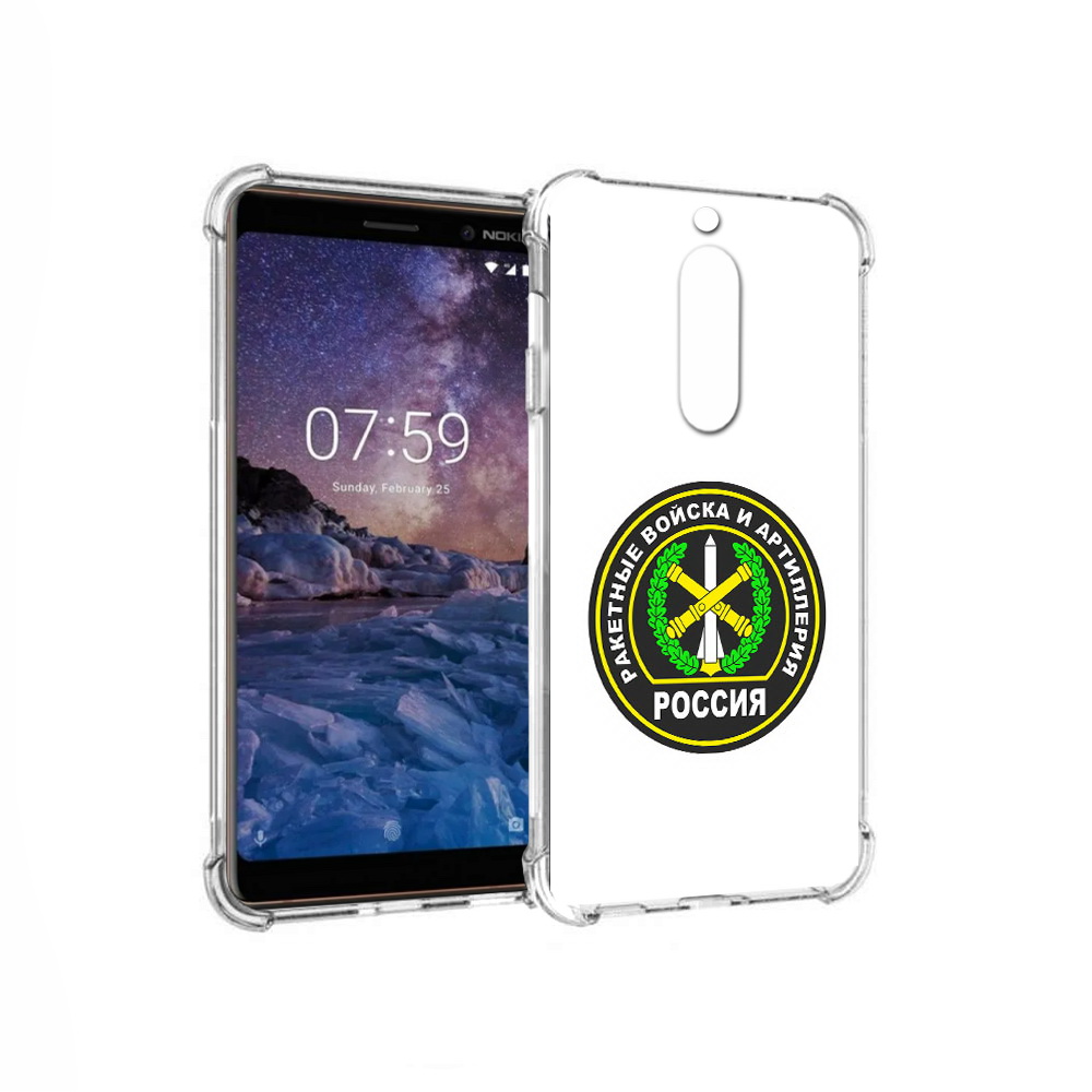 

Чехол MyPads Tocco для Nokia 7 артиллерия (PT95887.123.225), Прозрачный, Tocco