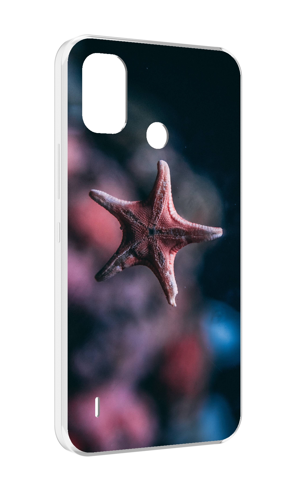 

Чехол MyPads морская-звезда---starfish для Itel A48, Прозрачный, Tocco