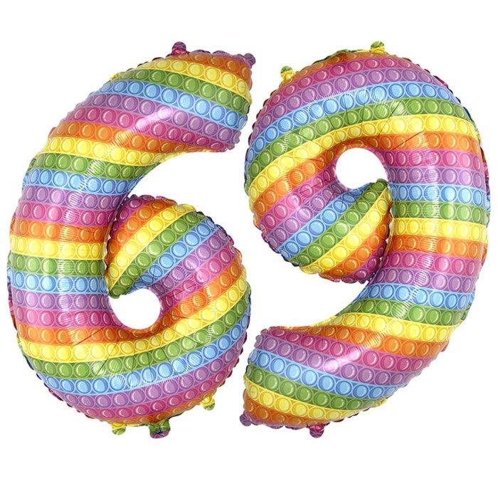 

Шар фольгированный цифра 32" "6" Попит 1207-4657