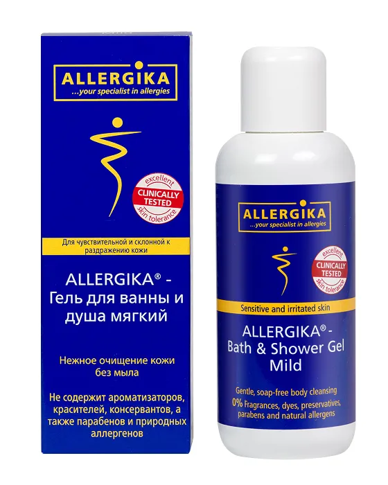 

Гель для ванны и душа Allergika мягкий, 200 мл