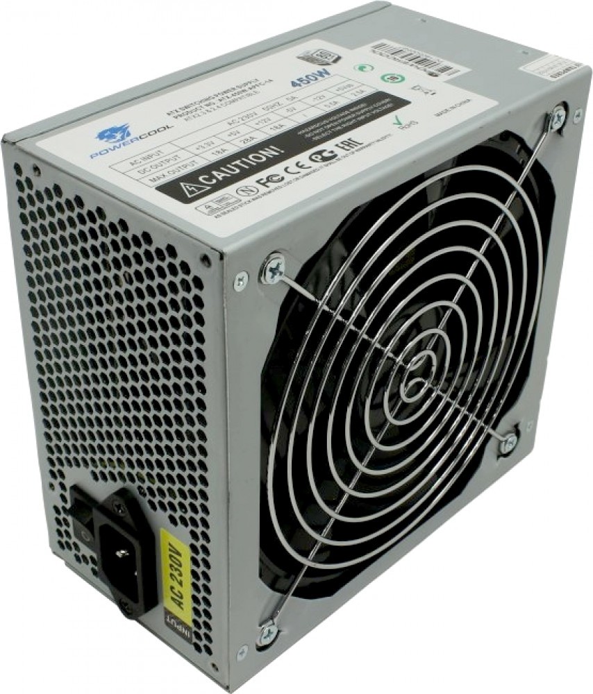 фото Блок питания powercool atx-450w-apfc 450w