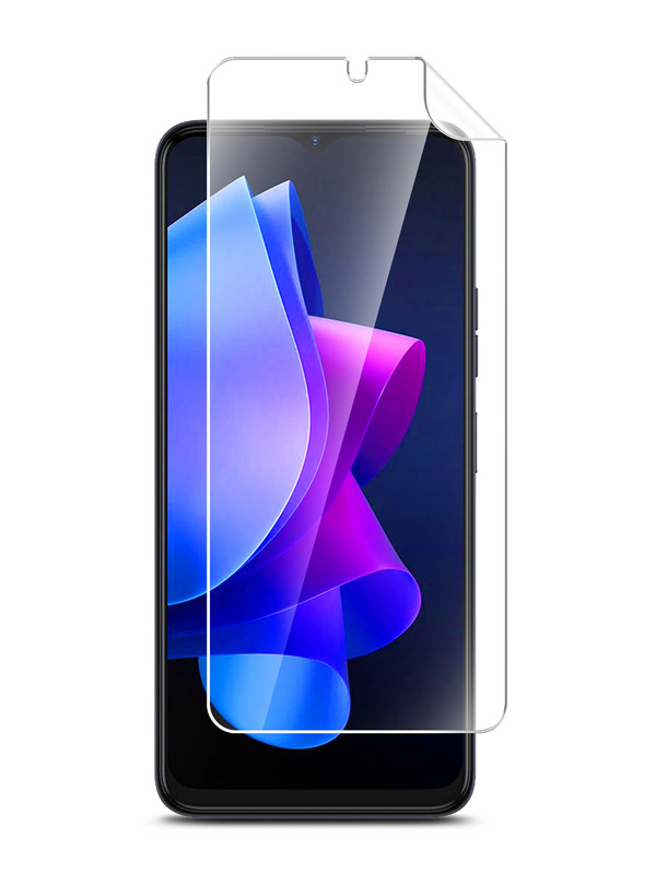 

Защитная плёнка для Tecno Spark 10 гидрогелевая прозрачная, Tecno Spark 10