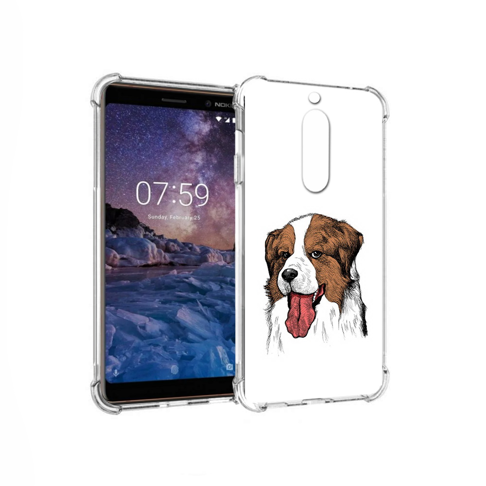 

Чехол MyPads Tocco для Nokia 7 бетховен (PT95887.123.230), Прозрачный, Tocco