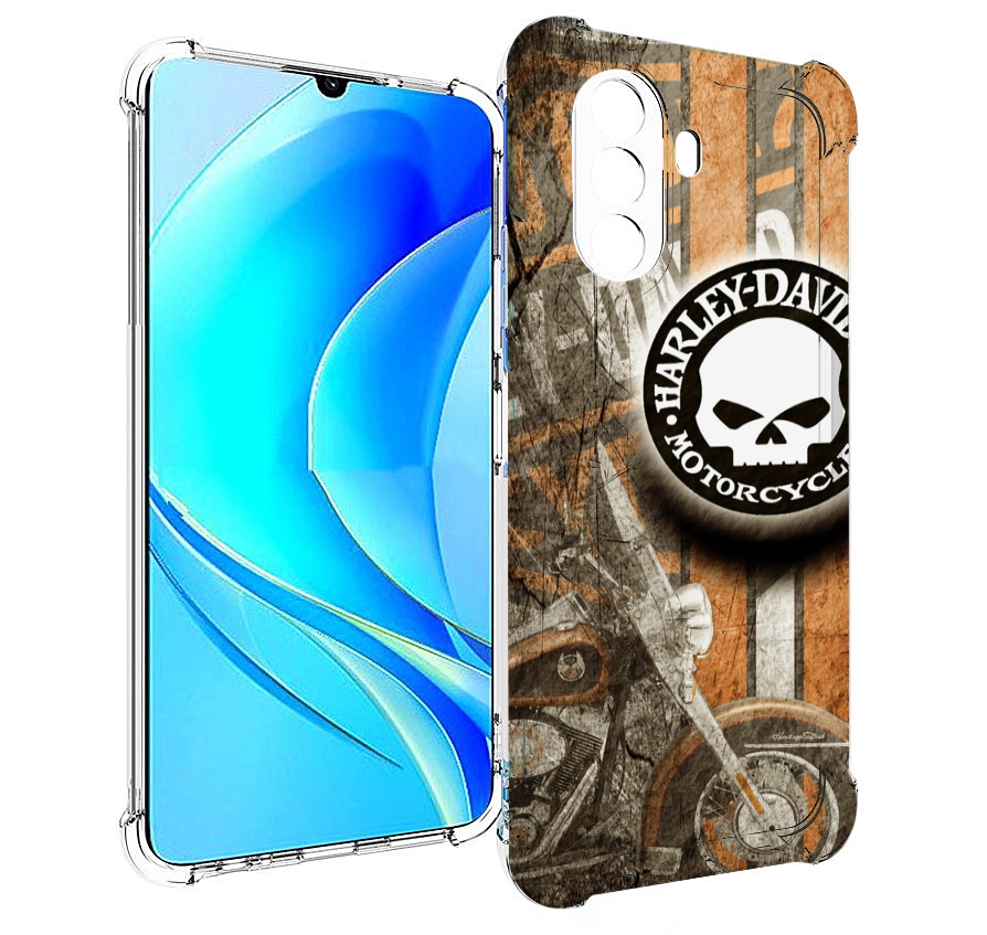 

Чехол MyPads харлеи девидсон для Huawei Nova Y70 / Nova Y70 Plus (MGA-LX9N), Прозрачный, Tocco