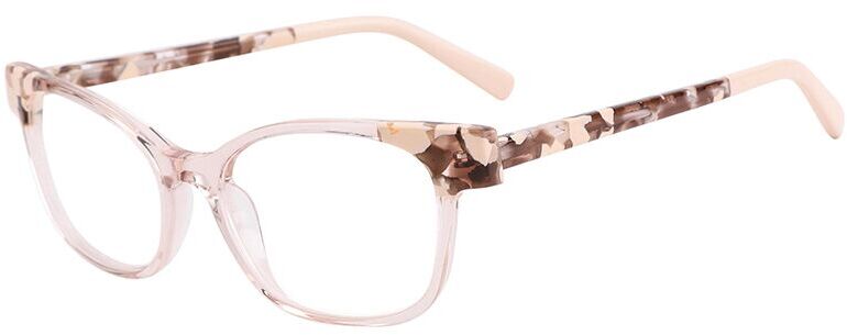 

Оправа для очков женская Glone WD4197 C4 R10, l.brown crystal/beige, WD4197 C4 R10