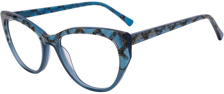 

Оправа для очков женская Glone WD4203 C1, pearl blue/navy crystal, WD4203 C1