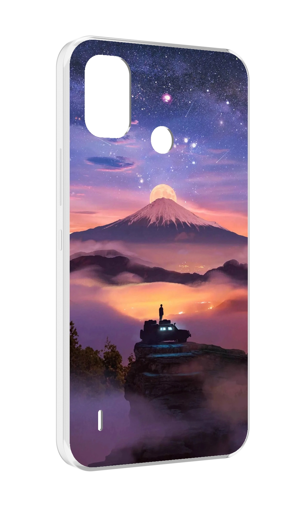 

Чехол MyPads ночь-в-горах для Itel A48, Прозрачный, Tocco