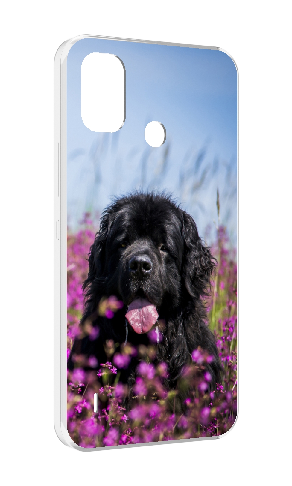 

Чехол MyPads ньюфаундлед для Itel A48, Прозрачный, Tocco