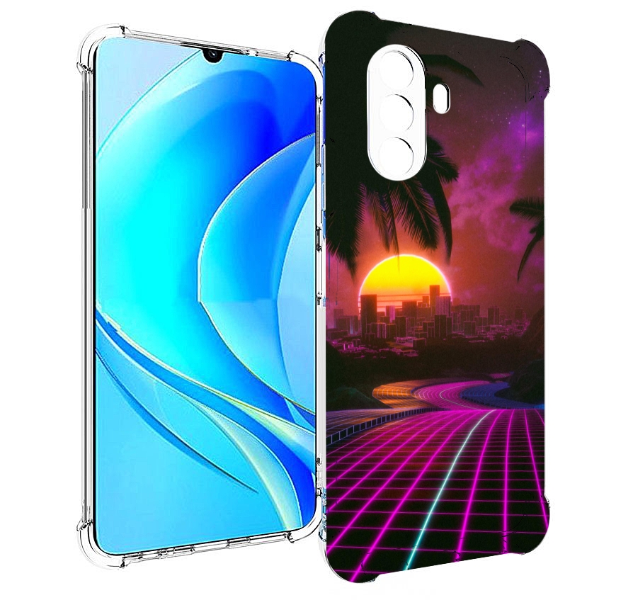 

Чехол MyPads хотлайнмайами 2 для Huawei Nova Y70 / Nova Y70 Plus (MGA-LX9N), Прозрачный, Tocco
