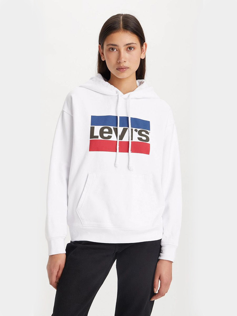 

Худи женское Levi's 18487-0058 белое L, 18487-0058