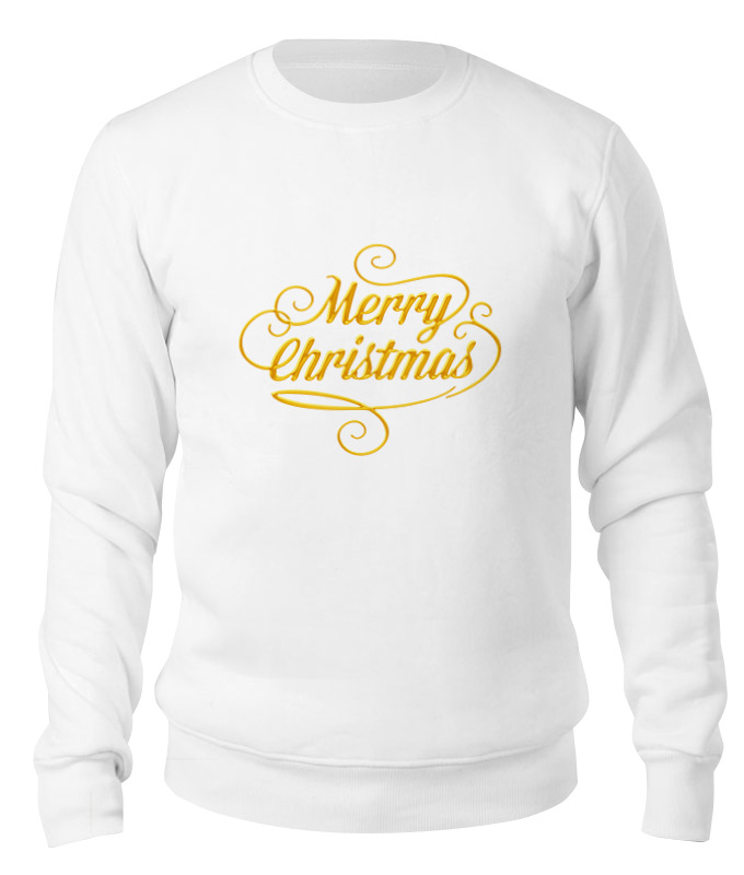 

Свитшот Printio Merry christmas белый 2XL, Merry christmas