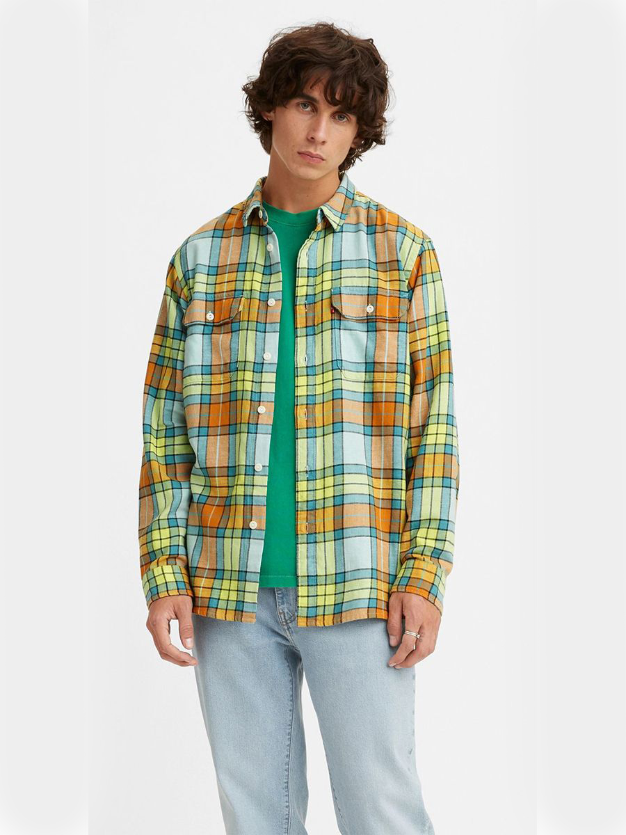 

Рубашка мужская Levi's 19573-0162 разноцветная XL, 19573-0162