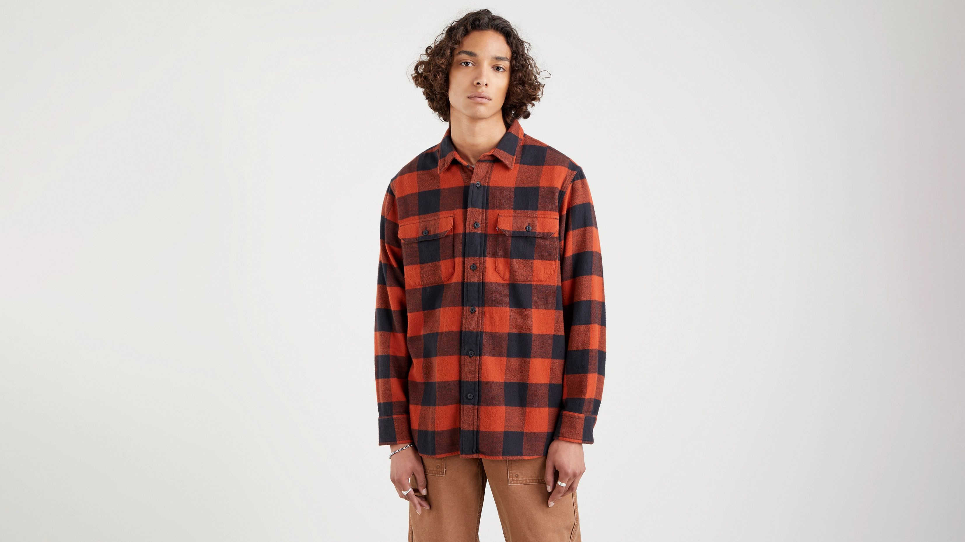 

Рубашка мужская Levi's 19587-0162 красная S, 19587-0162