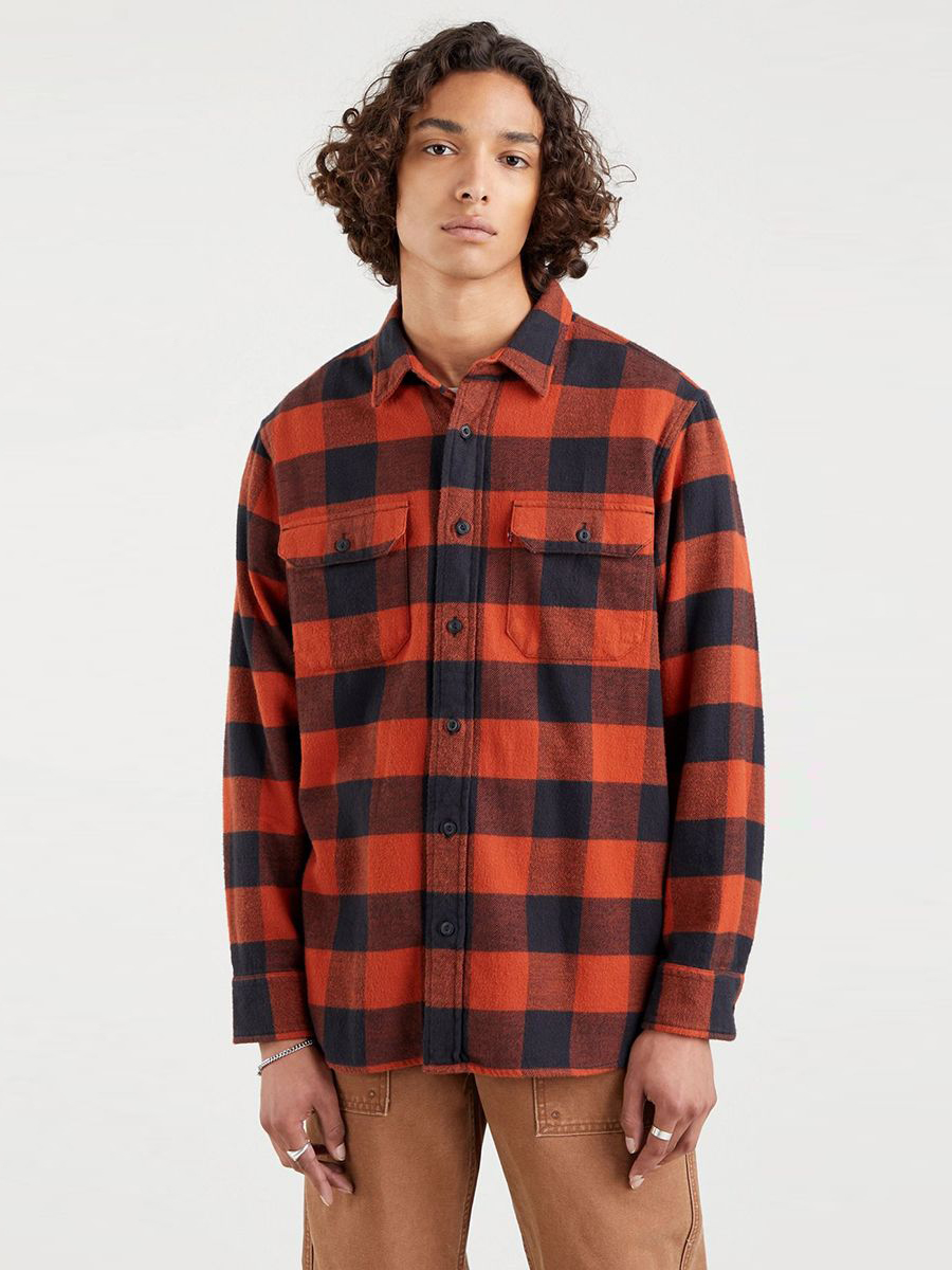 

Рубашка мужская Levi's 19587-0162 красная L, 19587-0162