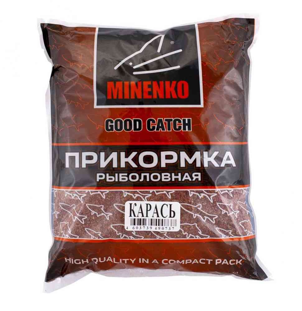 

Прикормка MINENKO GOOD CATCH карась, 700г (4303), Красный
