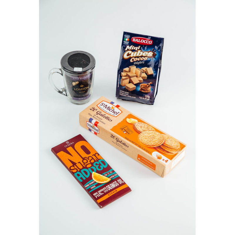 

Набор подарочный продуктовый Азбука Праздника Сладкие снежинки