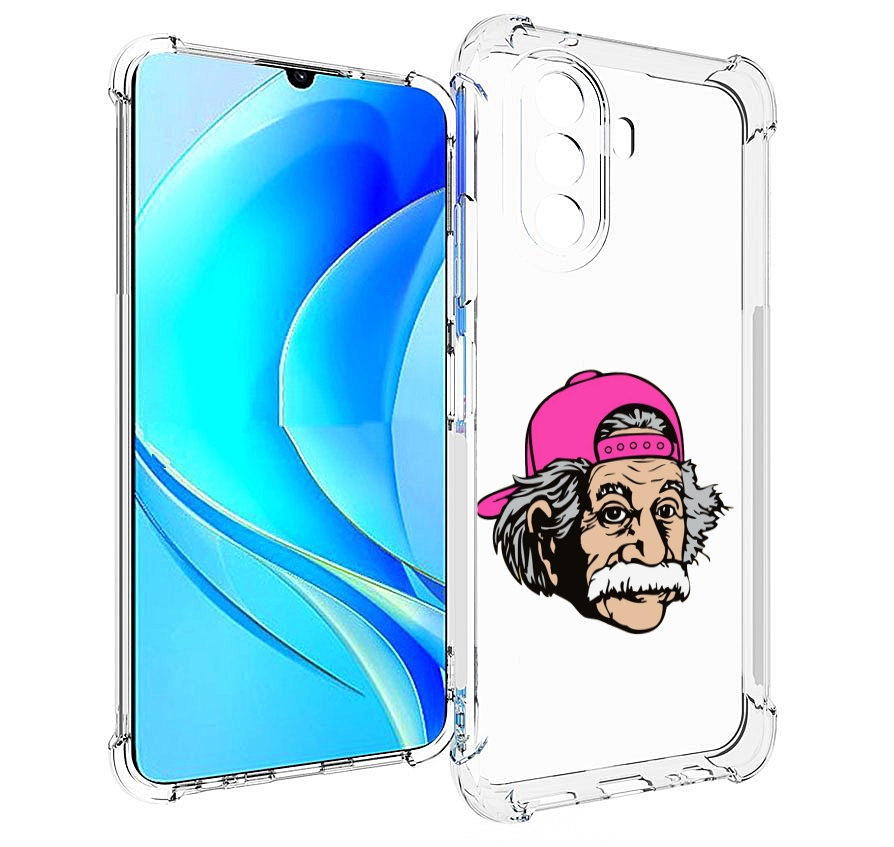 

Чехол MyPads энштейн в кепке для Huawei Nova Y70 / Nova Y70 Plus (MGA-LX9N), Прозрачный, Tocco
