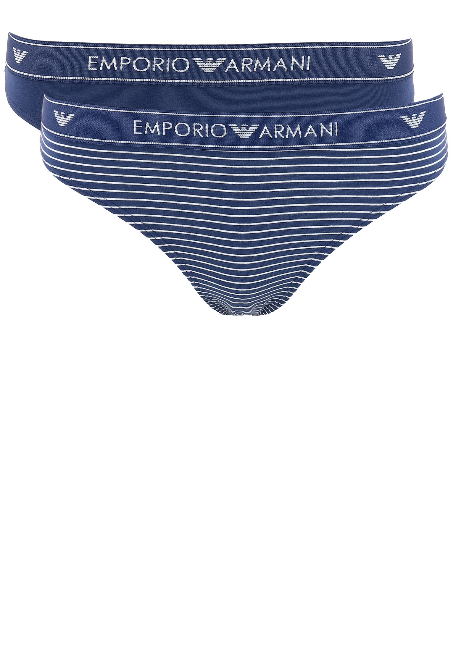 фото Комплект трусов женских emporio armani 116676 синих s