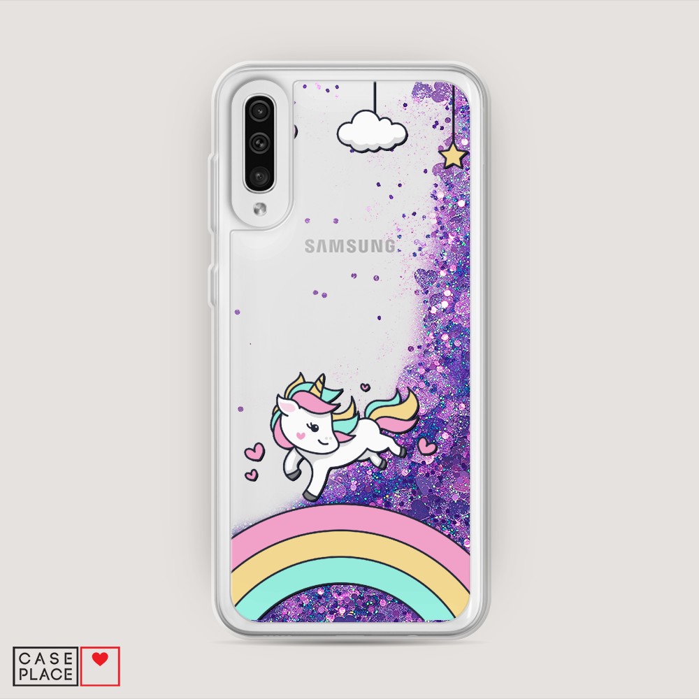 

Чехол Awog на Samsung Galaxy A50 "Единорог на радуге", Разноцветный, 27792-1