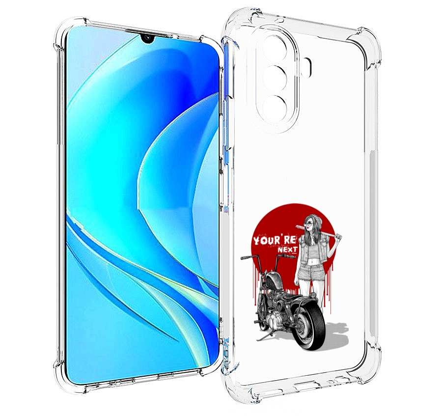 

Чехол MyPads девушка с мотоциклом для Huawei Nova Y70 / Nova Y70 Plus (MGA-LX9N), Прозрачный, Tocco