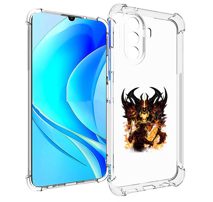 

Чехол MyPads демон shadow fiend для Huawei Nova Y70 / Nova Y70 Plus (MGA-LX9N), Прозрачный, Tocco