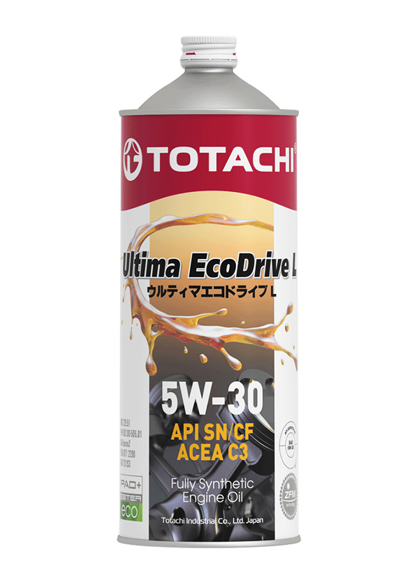 

Моторное масло Totachi синтетическое 5W30 Ultima Ecodrive L Sn/Cf Acea C3 1л, 12101