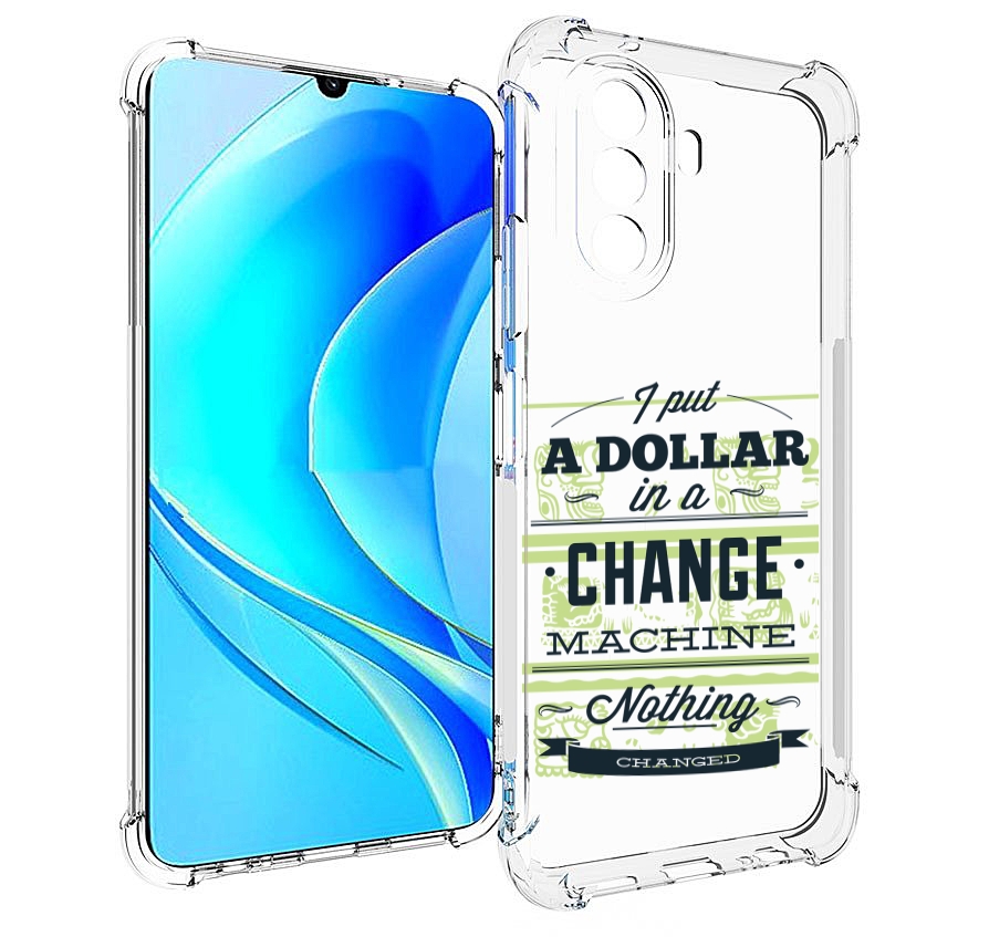 

Чехол MyPads доллар надпись для Huawei Nova Y70 / Nova Y70 Plus (MGA-LX9N), Прозрачный, Tocco