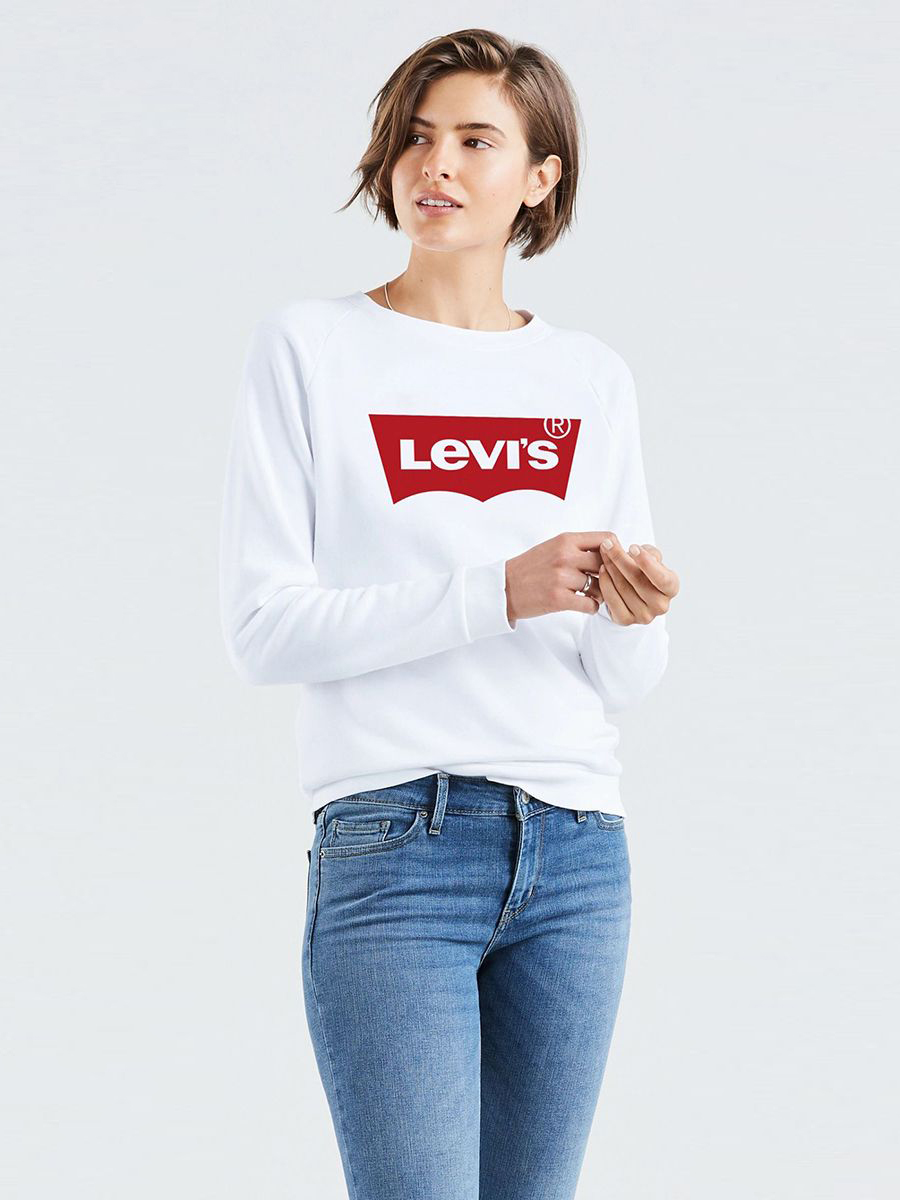 фото Свитшот женский levi's 29717-0063 белый m