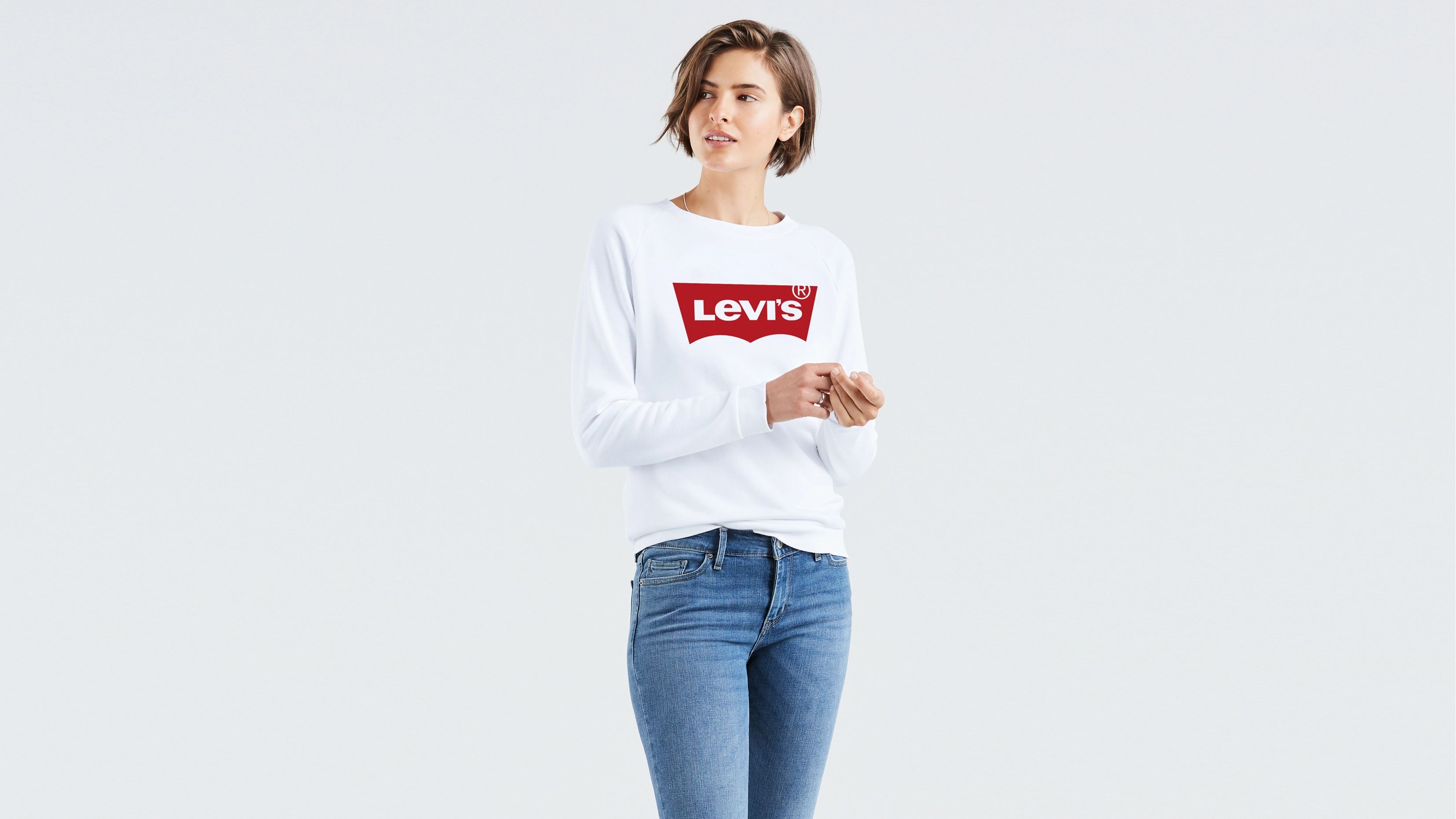 

Свитшот женский Levi's 29717-0063 белый XL, 29717-0063