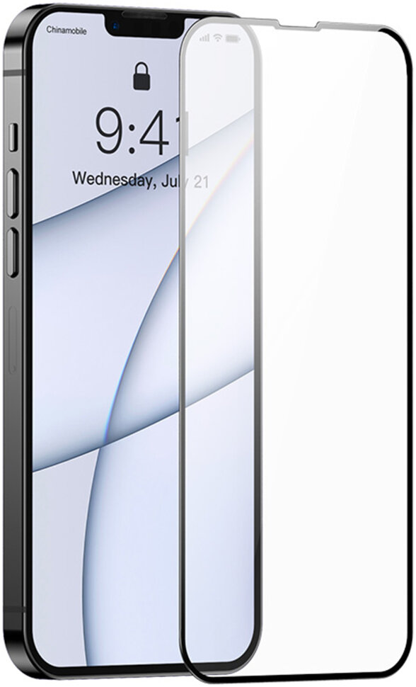 

Защитное стекло Baseus Curved Crack-resistant (SGQP020201) для iPhone 13 Pro Max (Black)
