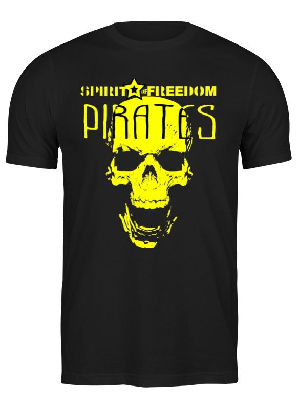 

Футболка мужская Printio Pirates.spirit of freedom ! черная XL, Черный, Pirates.spirit of freedom !