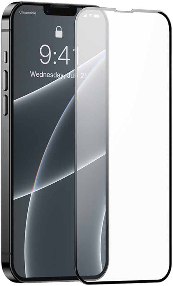 

Защитное стекло Baseus Curved Crack-resistant (SGQP020101) для iPhone 13/13 Pro (Black)
