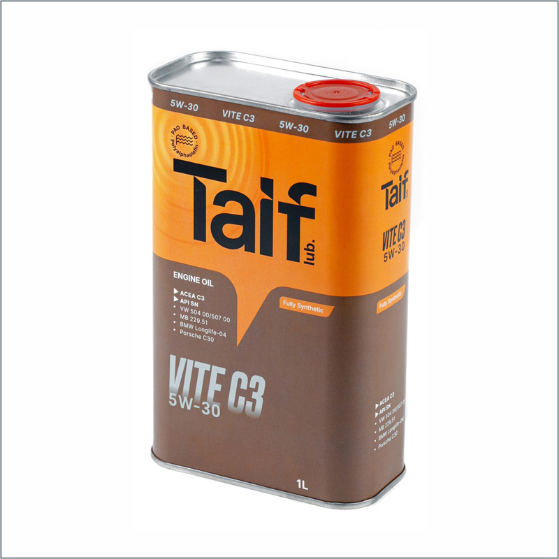 

Моторное масло Taif VITE 0W30 ACEA C3 1л