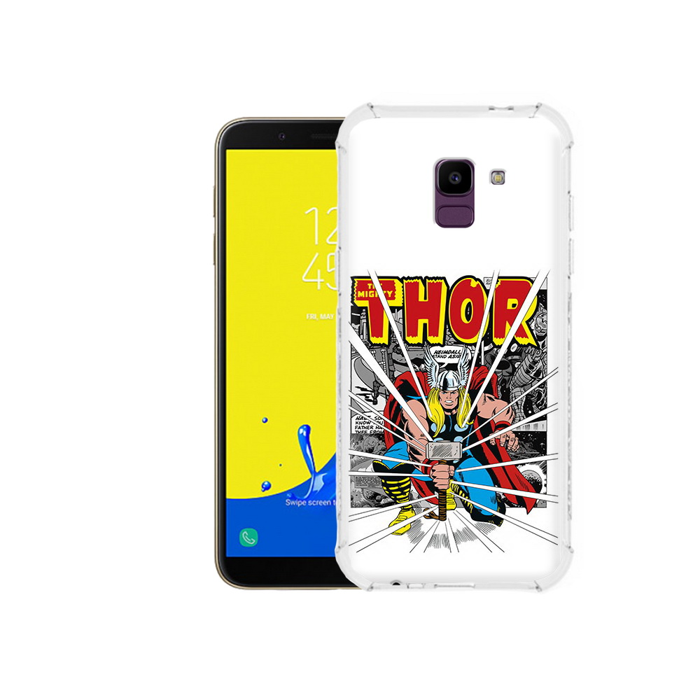 

Чехол MyPads Tocco для Samsung Galaxy J6 (2018) тор рисунок, Прозрачный, Tocco