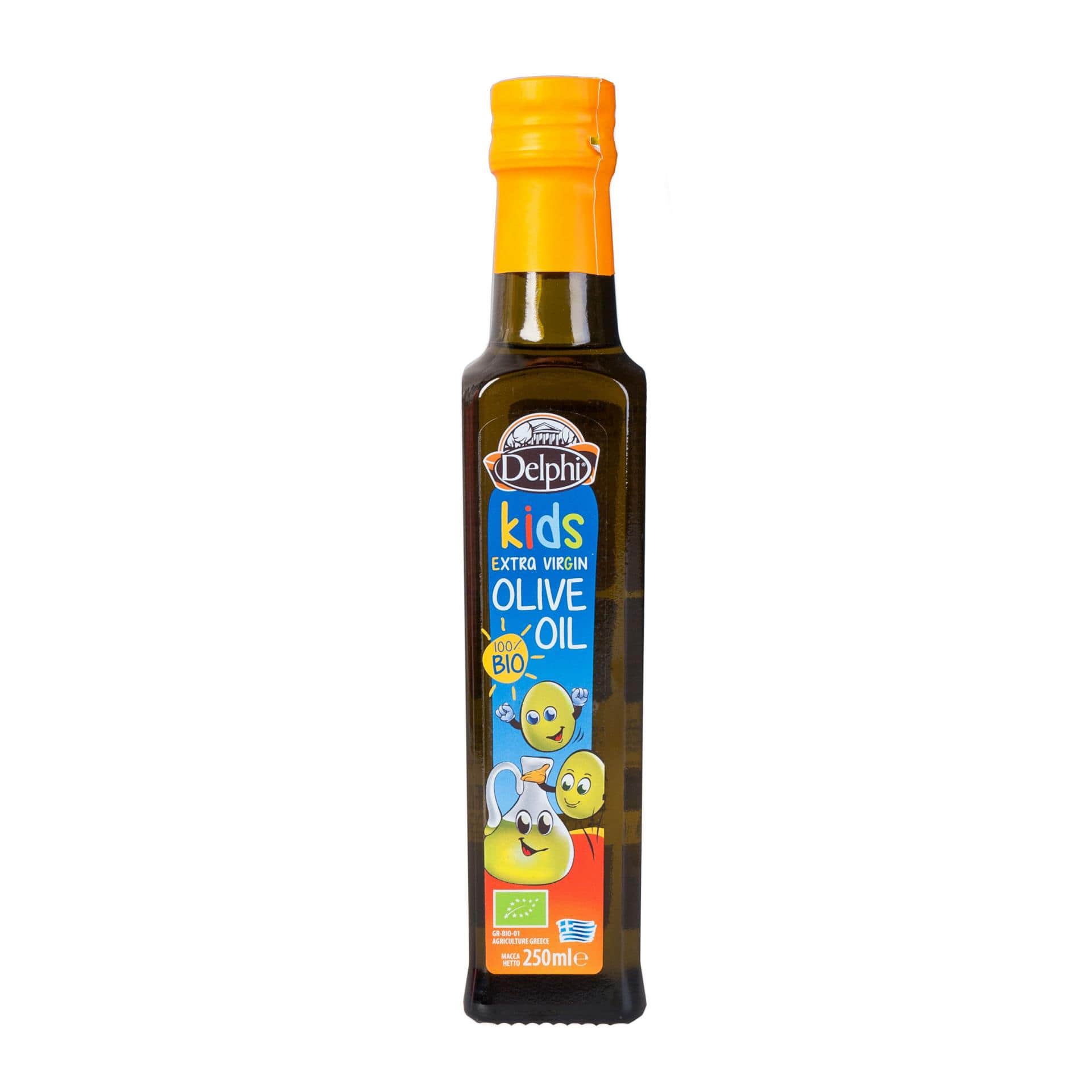 Масло DELPHI оливковое Extra Virgin БИО KIDS 250 мл.