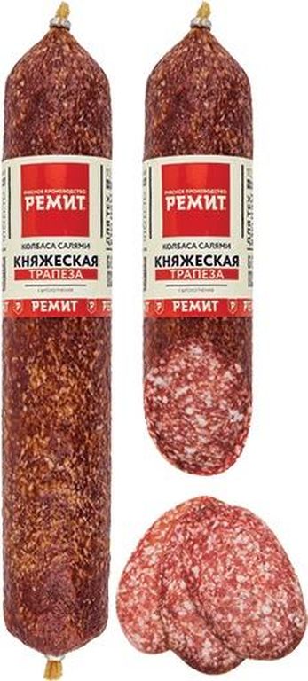 Колбаса Ремит Салями Княжеская трапеза сырокопченая -1 кг