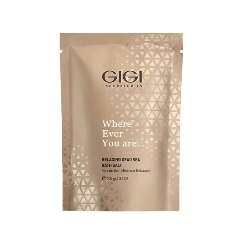 Соль для ванн с минералами мёртвого моря GIGI Relaxing Dead Sea Bath Salt 100 г 756₽