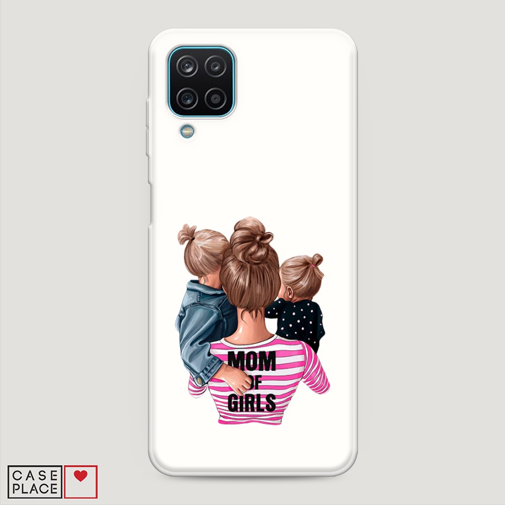 

Матовый силиконовый чехол "Mom of Girls" на Samsung Galaxy A12, 2101657-1