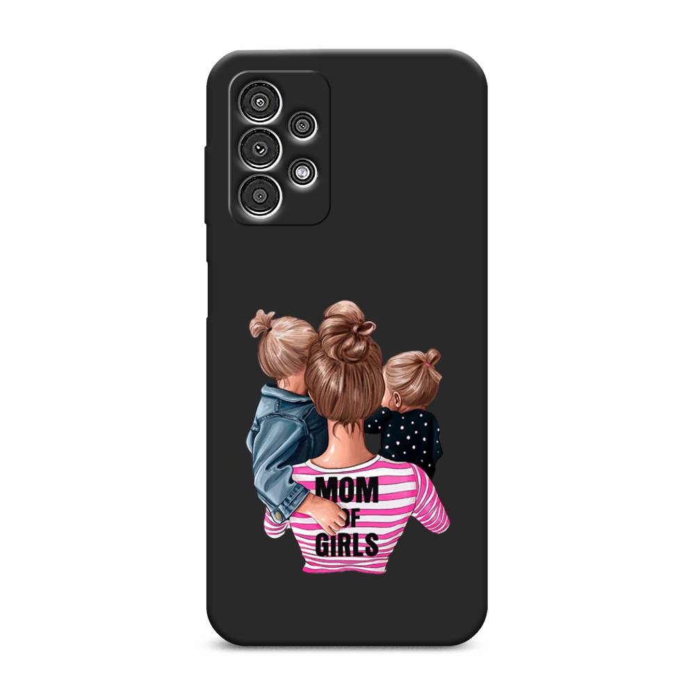 фото Матовый силиконовый чехол "mom of girls" на samsung galaxy a13 awog