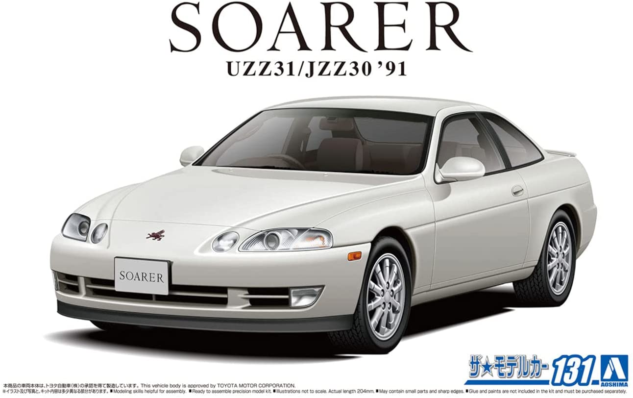 фото Сборная модель aoshima 1/24 jzz30 soarer 2.5gt twin turbo l '91 06273