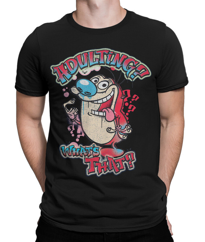 

Футболка мужская Dream Shirts Рен и Стимпи 9899037222 черная XS, Рен и Стимпи 9899037222