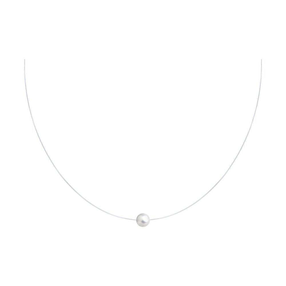 

Колье из серебра 45 см SOKOLOV 94070530, жемчуг искусственный, 94070530