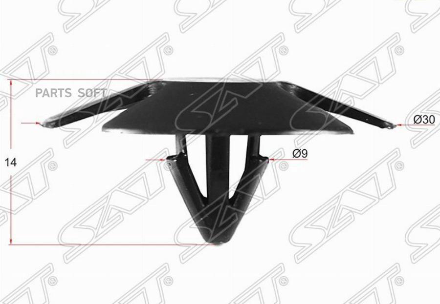 

Клипса фиксатор DODGE/CHRYSLER (10 штук) SAT stm10374