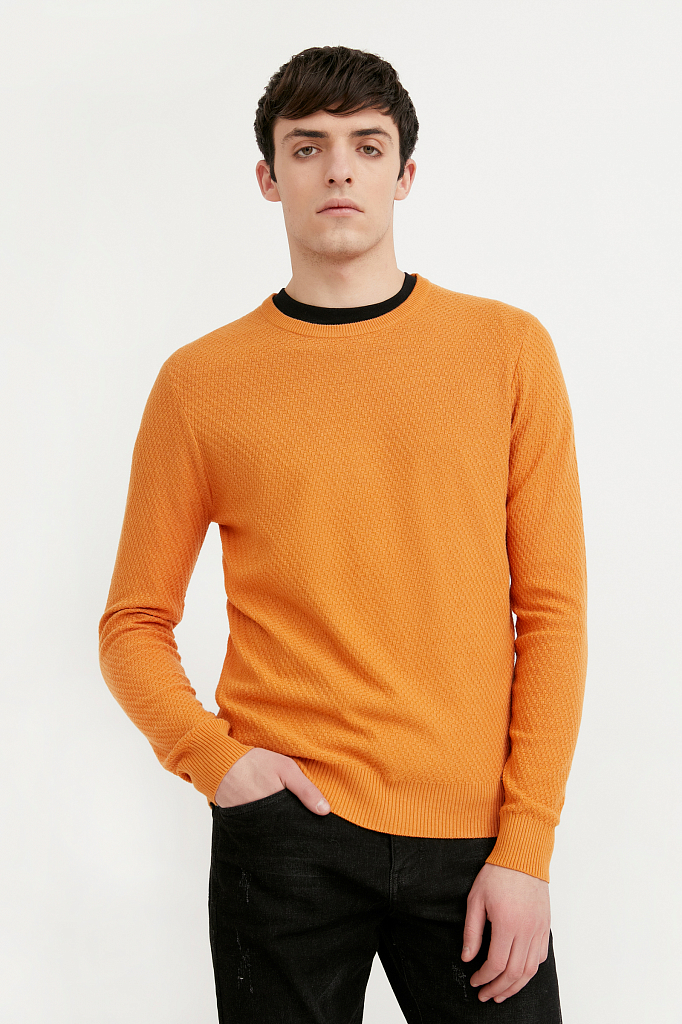 

Джемпер мужской B21-21118 Finn Flare коричневый L, B21-21118