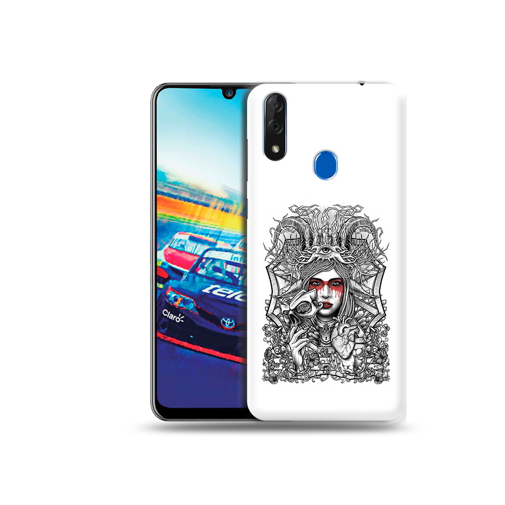 

Чехол MyPads Tocco для ZTE Blade V10 грусная девушка (PT136503.455.302), Прозрачный, Tocco
