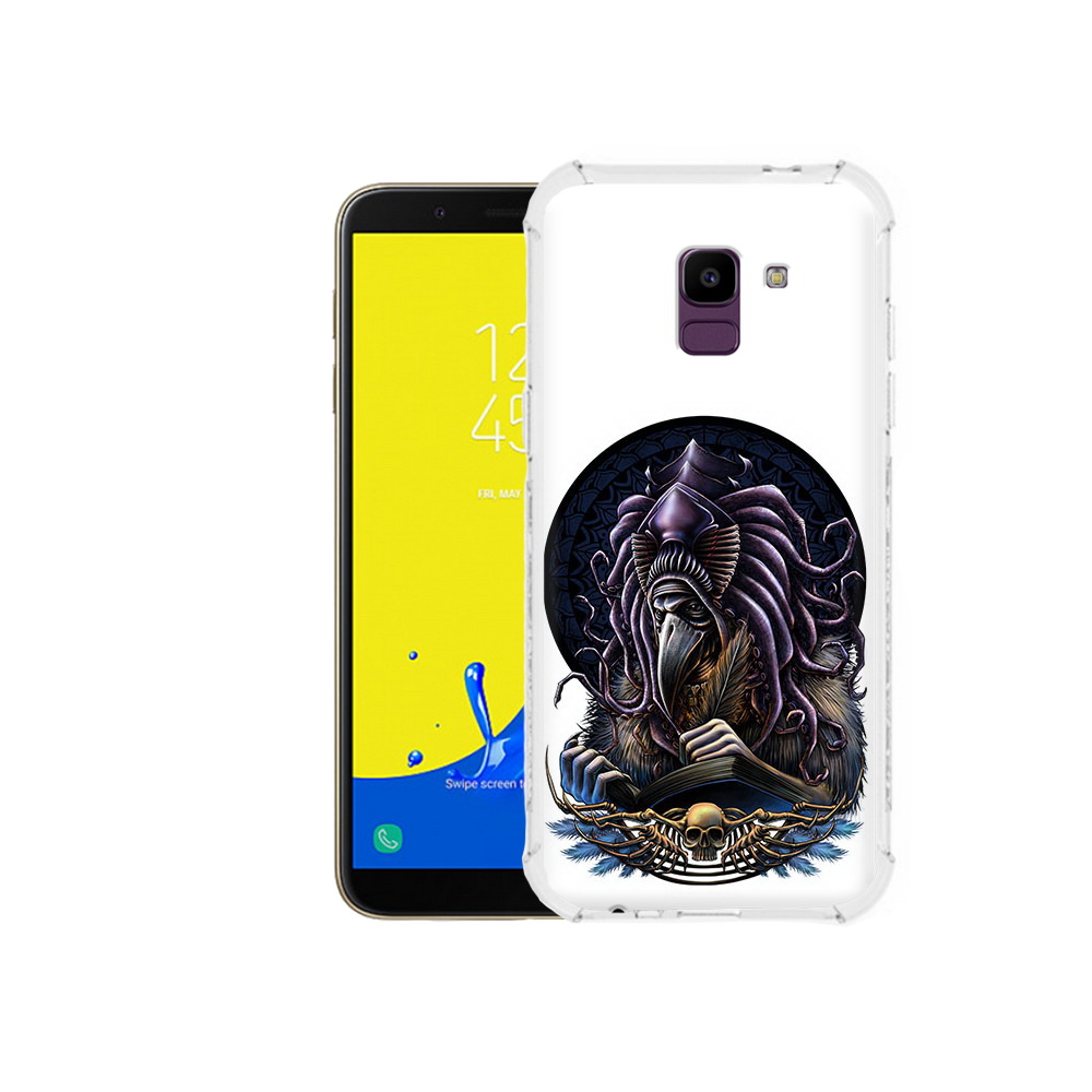 Чехол MyPads Tocco для Samsung Galaxy J6 (2018) умный ворон
