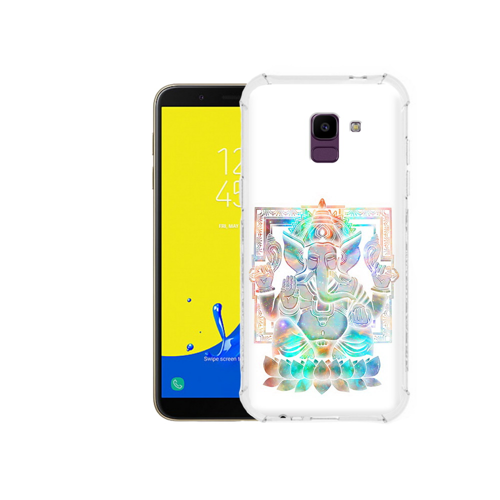 

Чехол MyPads Tocco для Samsung Galaxy J6 (2018) умный слон, Прозрачный, Tocco