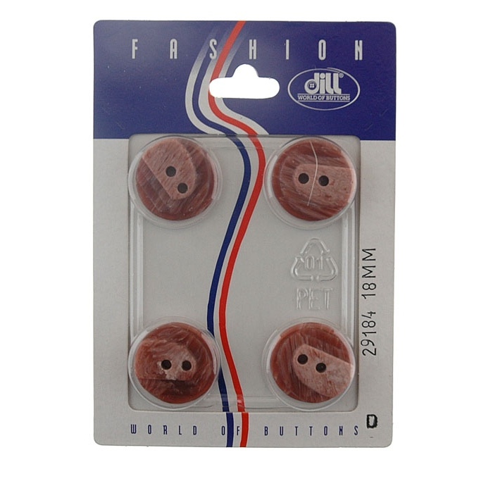 

Пуговицы, размер 18мм, пластик, Dill, 029184/18-4